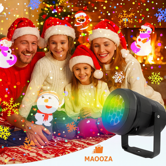Proyector de Luces Multicolor de Navidad