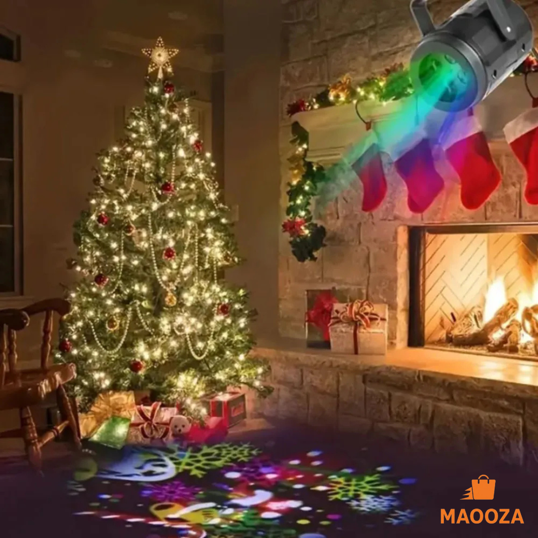 Proyector de Luces Multicolor de Navidad